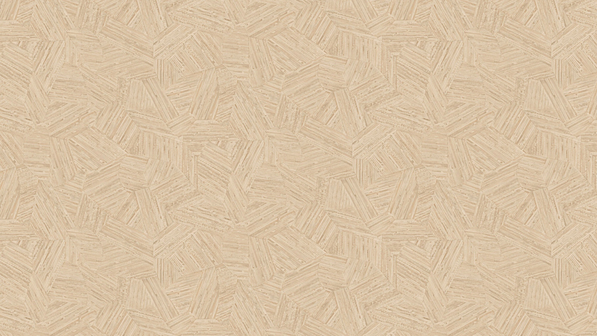 Arte International Tapete Mauna Tuscan in Beige mit abstraktem geometrischem Design aus Vlies und Vinyl - Bild 1