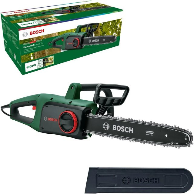 Bosch UniversalChain 35 Elektro-Kettensäge in Grün/Schwarz/Bunt - Bild 1