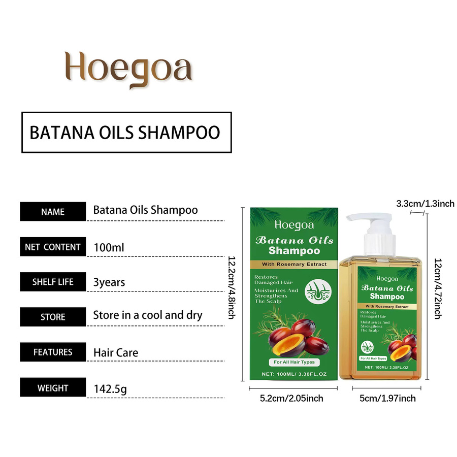 HOEGOA Batana Oil Shampoo, Unisex - Bild 4