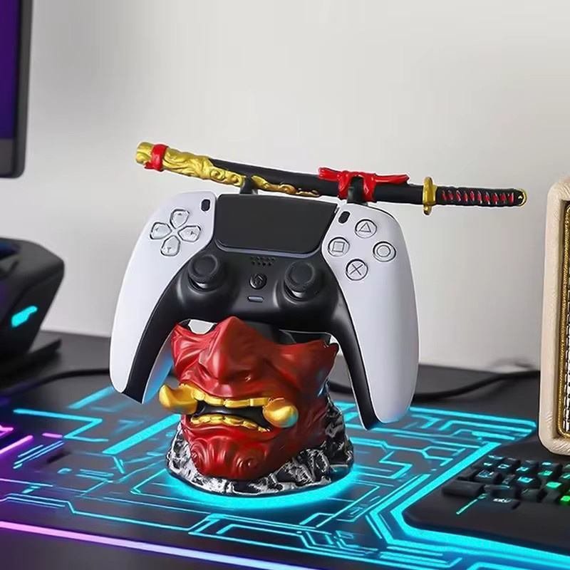 Sommer4 God of War Spielcontroller-Ständer für PS5, Xbox und PS4, kreative Gamepad-Halterung als Desktop-Dekoration in Multicolour - Bild 2