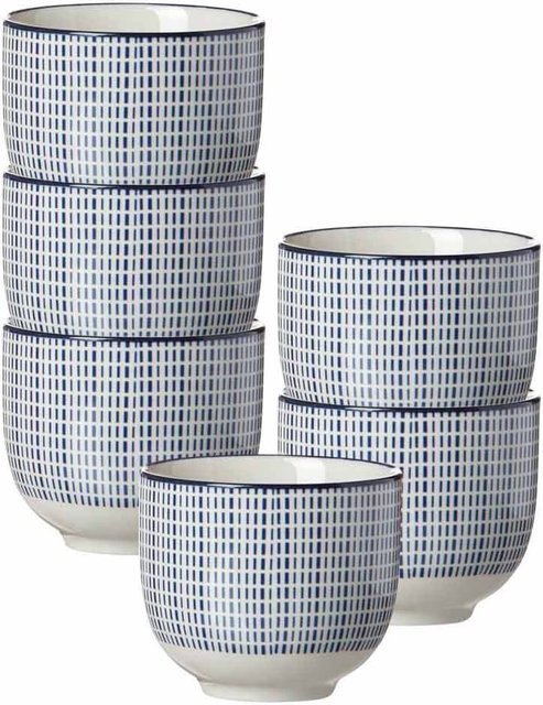 Ritzenhoff & Breker Teebecher Royal Makoto Blue aus Porzellan 6er Set mit 150 ml - Bild 1