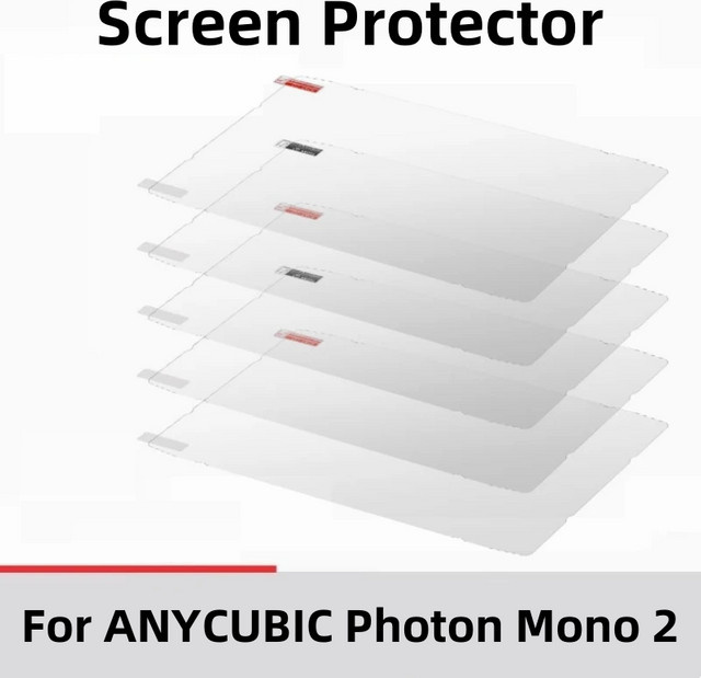 5 Stück Anycubic Schutzfolie 6,6 Zoll für Anycubic Photon Mono 2 LCD, transparent - Bild 1