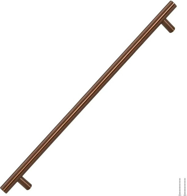 vidaXL Möbelgriffe Set aus Edelstahl in Bronze, 5 Stück, gebürstet, Länge: 48 cm - Bild 1