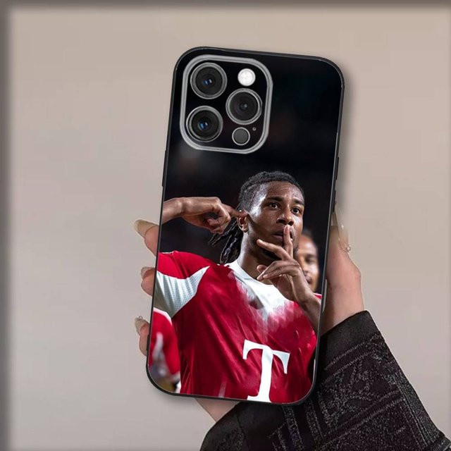 Handyhülle Michael Olise Fußball Design für Apple iPhone Modelle in Schwarz - Bild 1