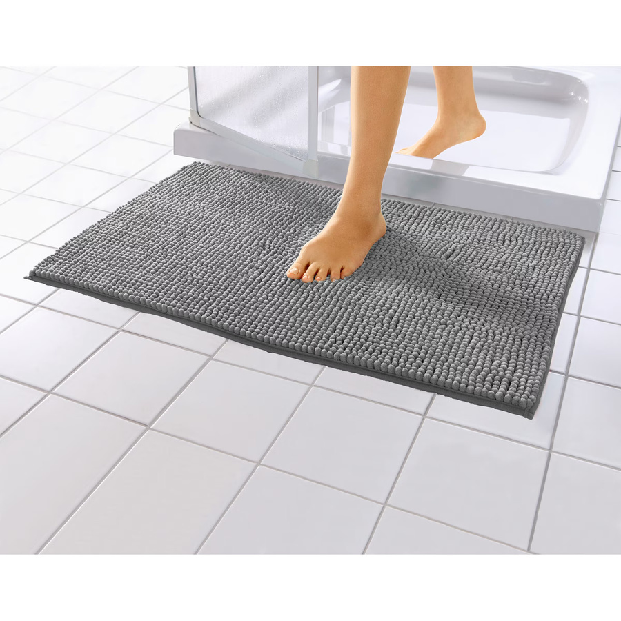 Super-Soft-Badematte von viva domo, rutschfest und fußbodenheizung-geeignet, B/T: 80 x 50 cm - Bild 2