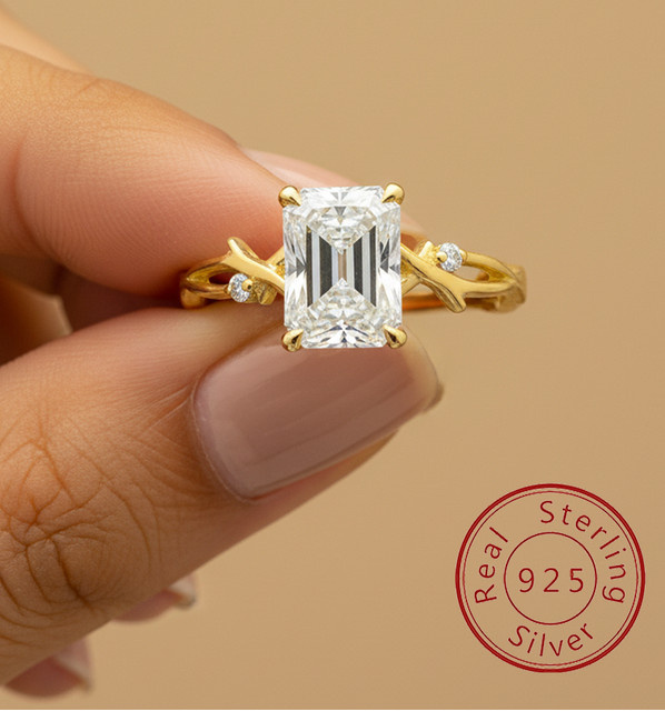 Ring 925 Silber, Zirkonia, Damen - Bild 1