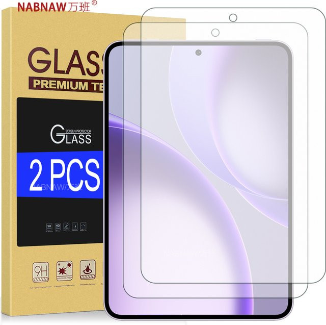 2er-Pack Displayschutz aus gehärtetem Glas für OPPO Pad Mini 8,8 Zoll, transparent, HD 9H mit Ölbeschichtung - Bild 1