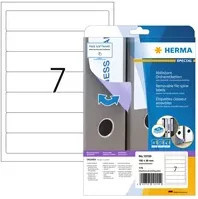 HERMA Ordneretiketten A4 für die Ablage, Rückenbreite: 38 mm, weiß, 175 Stück - Bild 1