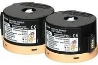 Epson 0711 Original Tonerpatrone High Capacity im 2er-Pack, Schwarz, für WorkForce AL-M200DN, AL-M200DW, AL-MX200DNF, AL-MX200DWF (C13S050711) - Bild 1