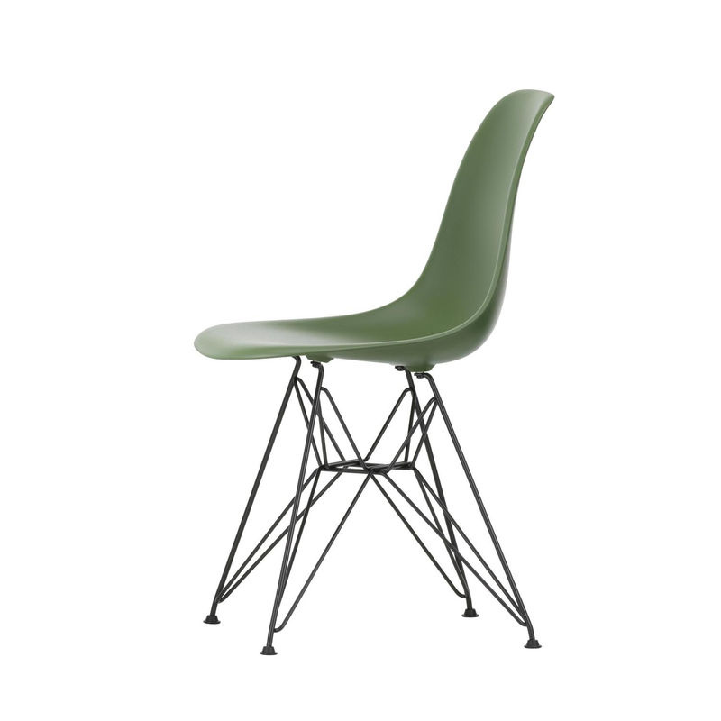 Vitra DSR Eames Plastic Side Chair aus Polypropylen in Grün matt - Bild 4