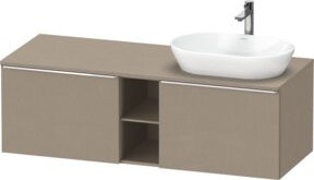 Duravit Waschtischunterschrank D-Neo in Beige, Wandhängend, B/T/H: 140 x 55 x 45,9 cm - Bild 1
