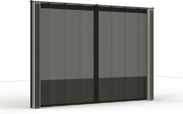 Siena Garden Seitenteile Schattenmanufaktur Silber-Grau B: 300 cm, H: 210 cm - Bild 1