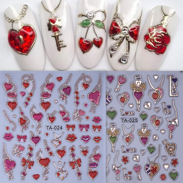 SWEET TREND Nagelkunst-Aufkleber, schimmernd, Unisex - Bild 1