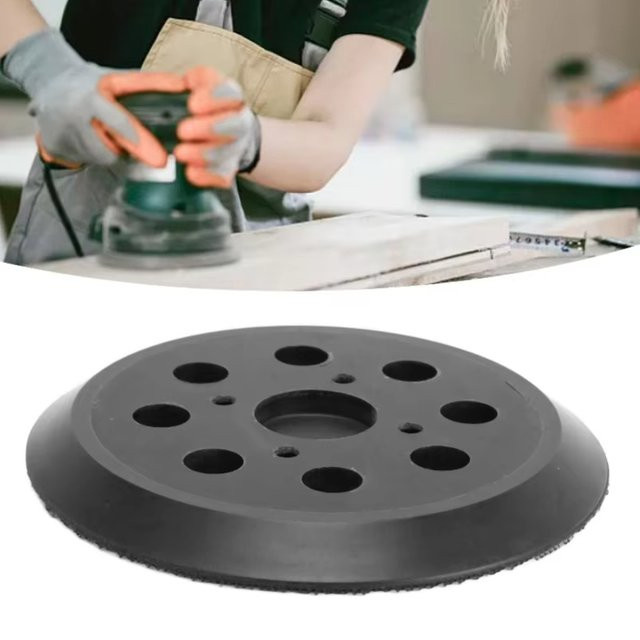 Ryobi 8-Loch-Schleifpad 125 mm Klettverschluss-Ersatzplatte für Zufallsaufler für RS290, RS241, RS 280/RS280VS - Bild 1