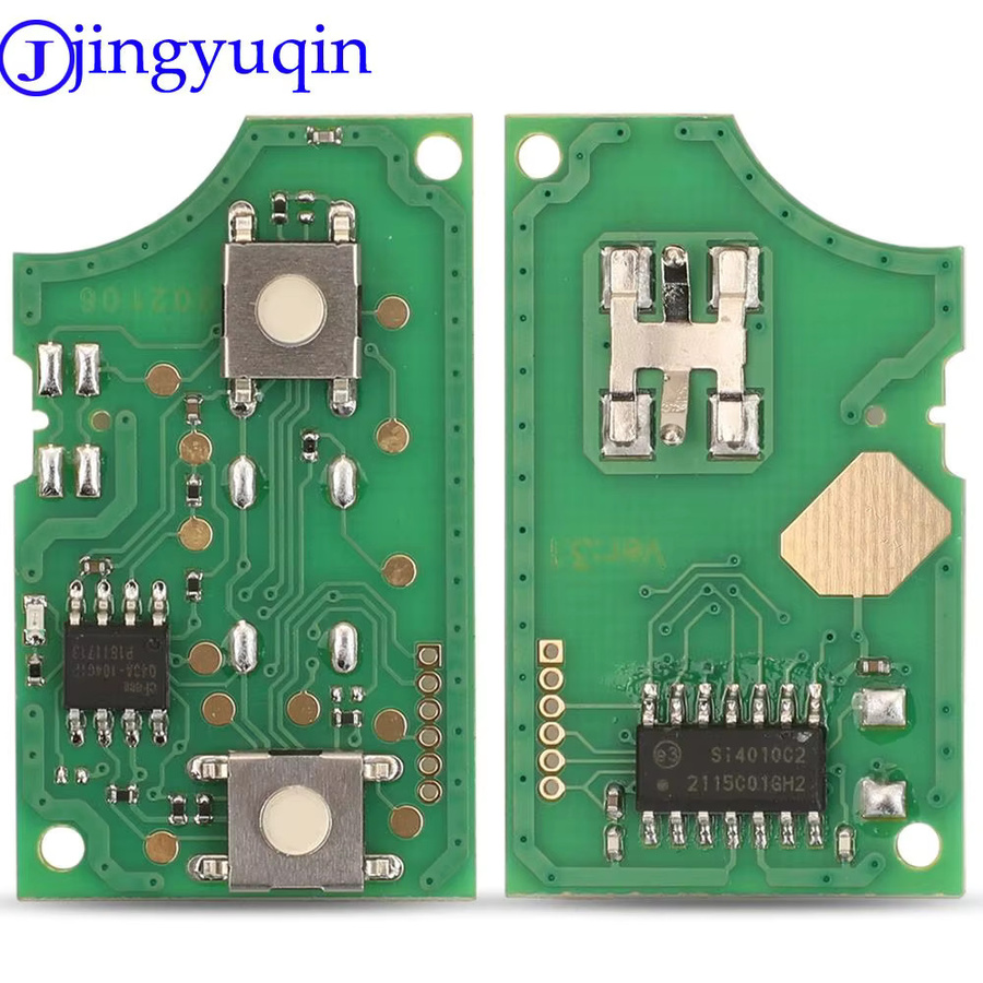 jingyuqin 2B Fernbedienungs-Autoschlüssel für VW Volkswagen Golf MK4 und Passat, Schwarz, 433MHz, ID48 Chip, 1J0959753A - Bild 4