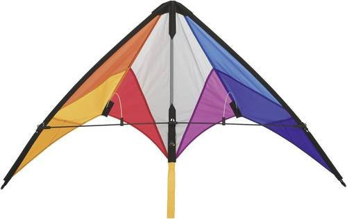 HQ Sport-Lenkdrachen Calypso II Rainbow in Bunt aus Ripstop Nylon und Fiberglas mit einer Spannweite von 1100 mm für Windstärken 2 bis 5 bft - Bild 1
