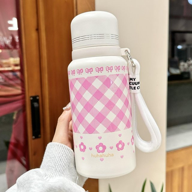 Yiran Health & Beauty Isolierbecher aus Edelstahl mit Deckel, 600 ml - Bild 1
