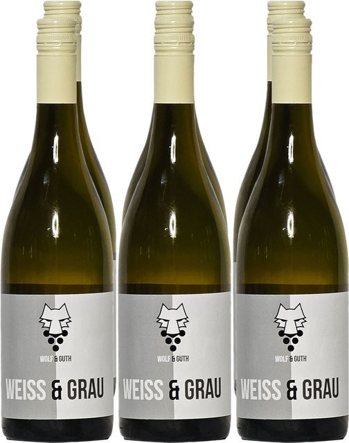 Weingut Wolf & Guth Weiss & Grau 2021 trocken Weißwein 6 x 0,75 l - Bild 1