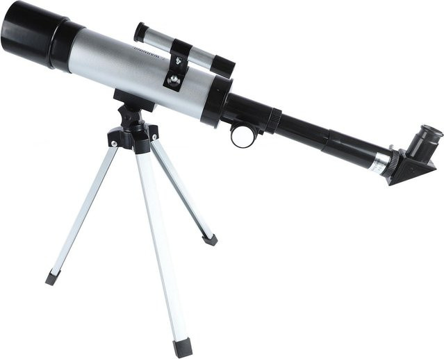 Igeteck Astronomisches HD Monokularteleskop Hochleistungs-Monokular mit Stativ in Grau - Bild 1