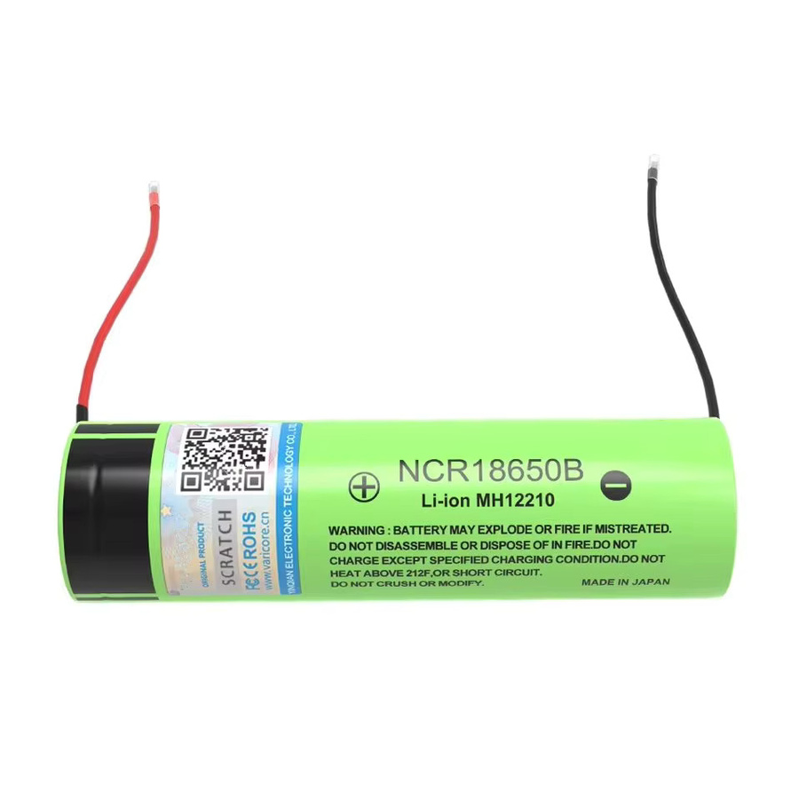 DAWEIKALA NCR18650B Li-Ionen-Akku 3,7 V 3400 mAh mit Schweiß-Silikagel-Kabel in Grün - Bild 2