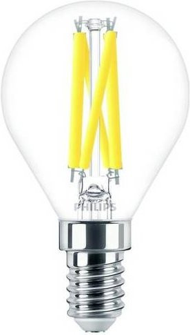 Philips LED Glühlampe E14 Warmweiß, Klassisches Edison Design, Dimmbar, Durchmesser: 45 mm, Höhe: 80 mm - Bild 1