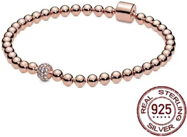 DR-Jewelry Kette 925 Silber, Zirkonia, Damen, 18cm - Bild 1