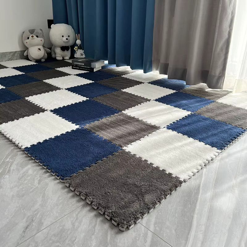 DHDH Baby-Spielmatte aus rutschfestem EVA-Schaumstoff in Beige für das Kinderzimmer - Bild 3