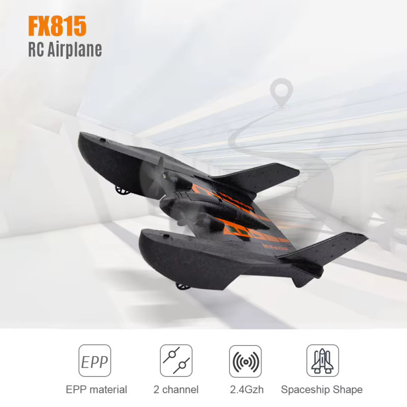 Tccicadas Raumschiff-Flugzeug, RC-Flugzeug, Weltraum, Schwarz - Bild 2