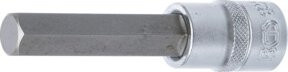 BGS Bit-Einsatz 4296 Innensechskant 14 mm in Silber mit 12,5 mm 1/2 Zoll Innenvierkant-Antrieb - Bild 1