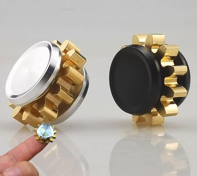 soulbao Mini-Fingerspitzen-Gyroskop, Kinderspielzeug, drehendes Metall - Bild 1