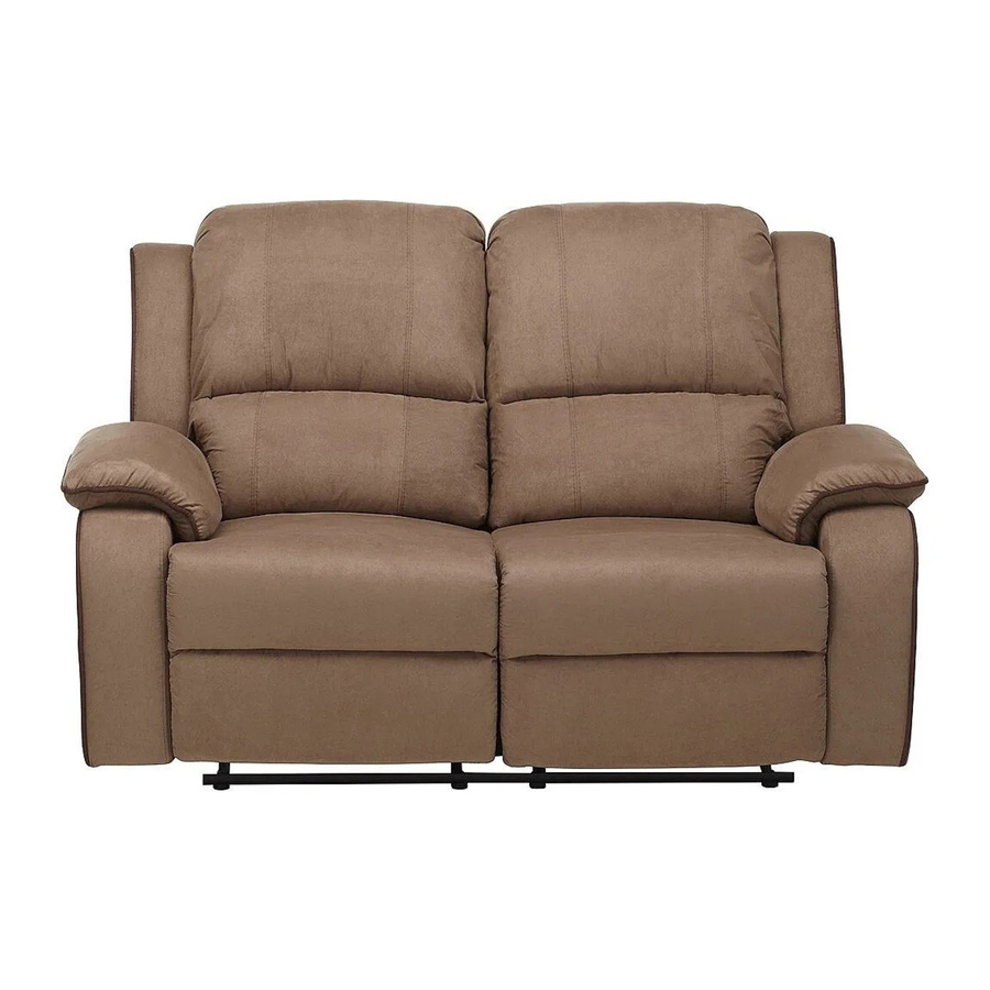 Relaxsofa Hernani von Vente-unique in Taupe aus Microfaser, Breite: 158 cm - Bild 2