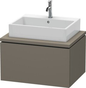 Duravit Waschtischunterschrank L-Cube in Grau Matt mit einer Auszug und internen Schubladen, B/T/H: 72 x 54,7 x 40 cm - Bild 1