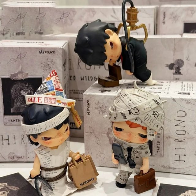 POP MART Hirono TAMED WILDGRASS Serie Blind Box Überraschungsfiguren als Taschenanhänger und Deko-Puppen - Bild 1
