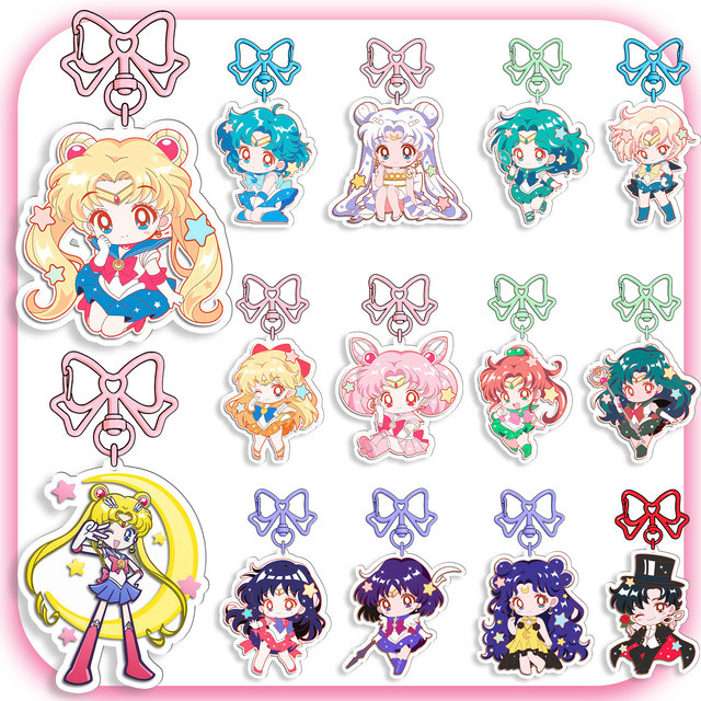 Bandai Sailor Moon Acryl-Schlüsselanhänger, Mädchen-Accessoires - Bild 1