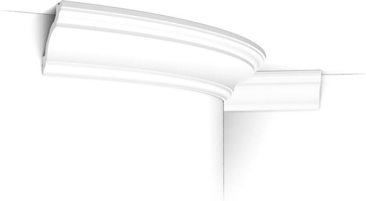 Orac Decor Zierleiste Decor C213f Luxxus Flexible Stuckleiste in Weiß, 2 Meter - Bild 1