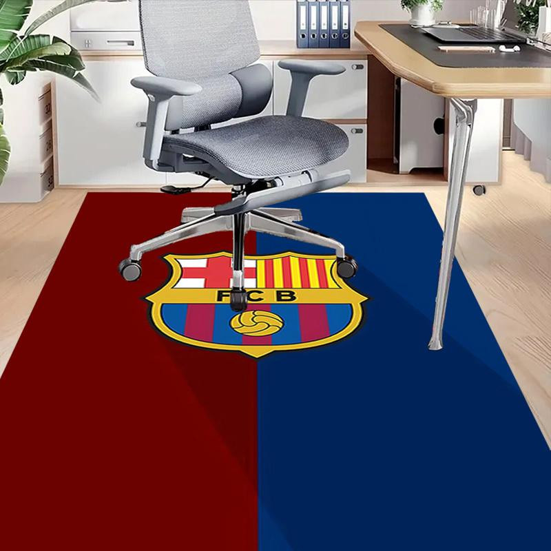 FC Barcelona Rutschfester Teppich von Yun Home, Modernes Design, Multicolour, B/T: 90 x 60 cm - Bild 4