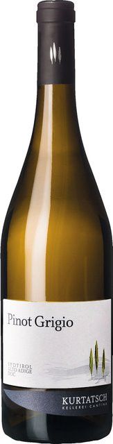 Kurtatsch Pinot Grigio Weißwein, Südtirol, 2024, trocken, 0,75 l - Bild 1