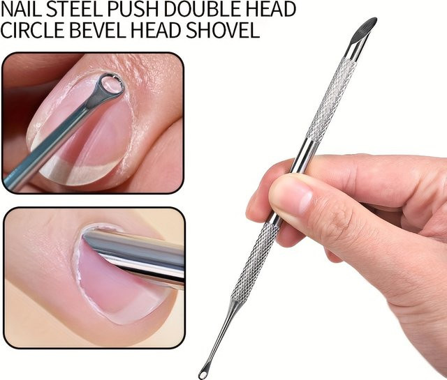 Ouriner Stahlschieber für Maniküre, glänzend, Unisex - Bild 1