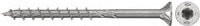 Fischer PowerFast II Spanplattenschraube mit Senkkopf und Torx-Antrieb, Farbe: Silber, Durchmesser: 6,0 mm, Länge: 90,0 mm - Bild 1