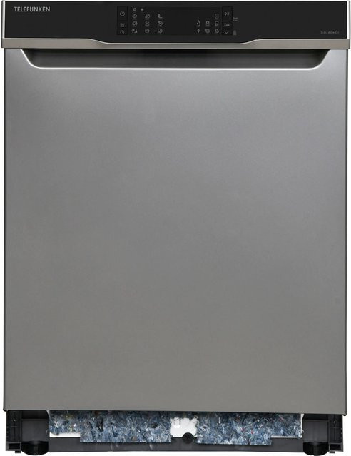 Telefunken Unterbau-Geschirrspüler G-EU-6014-C-I mit 12 Gedecken, 9 Programmen, AquaStop und 44 dB in Silber - Bild 1