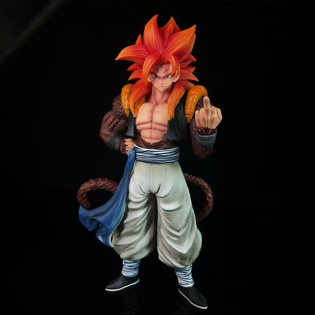 Yiran toy 1 Gogeta Rote Haare Vierte Form Dragon Ballz Figur PVC - Bild 1