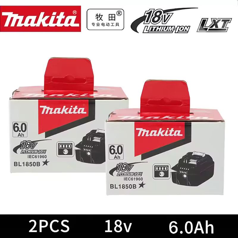 Makita Ersatz-Lithium-Akku 18V mit 6Ah in Schwarz für BL1830B BL1850B BL1850 BL1840 BL1860 BL1815 - Bild 6