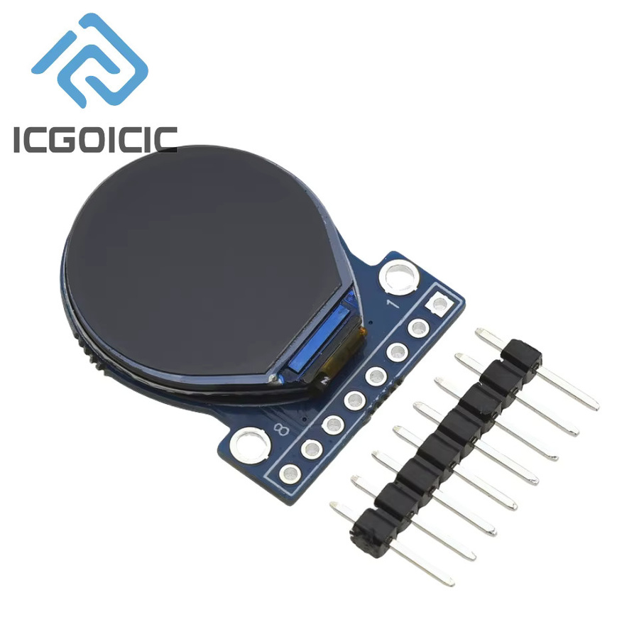 GC9D01 TFT LCD Display Modul mit 0,71 Zoll und 160x160 Pixeln, SPI Schnittstelle, Vollständiger Betrachtungswinkel - Bild 2