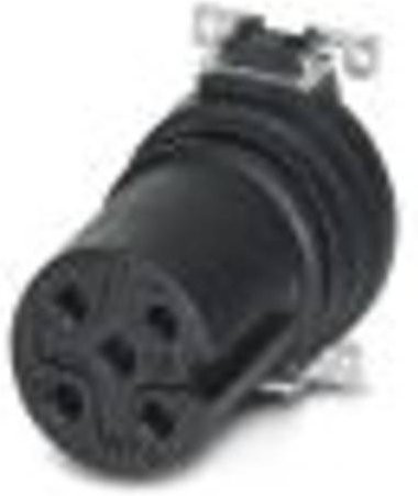 Phoenix Contact 1411976 Sensor-Aktor-Einbausteckverbinder M12, 5 Polzahl, Schwarz, 100 Stück - Bild 1