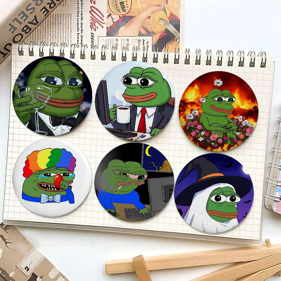 Anstecknadel P-Pepe Frog Sad, Unisex - Bild 5