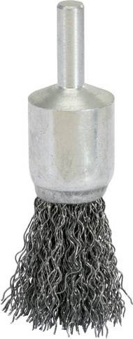 KS Tools Pinselbürste aus Stahl mit 0,3 mm Drahtstärke, Farbe Silber, Durchmesser: 1,9 cm - Bild 1