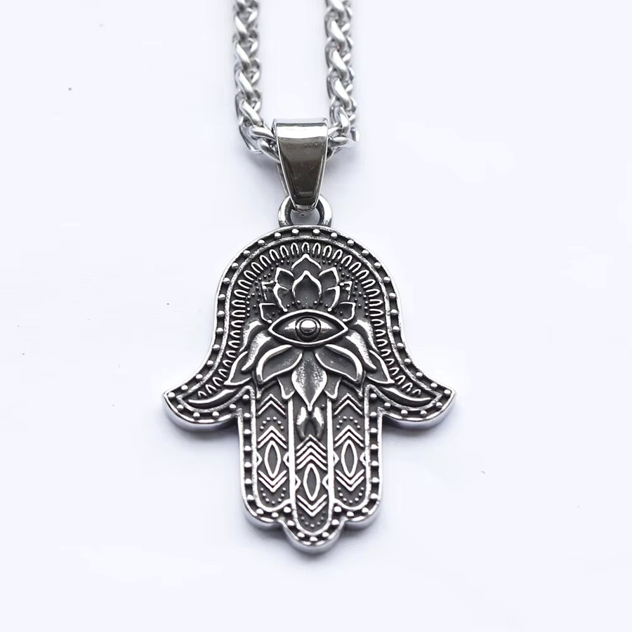 Anhänger Edelstahl, Silber, Unisex - Bild 2