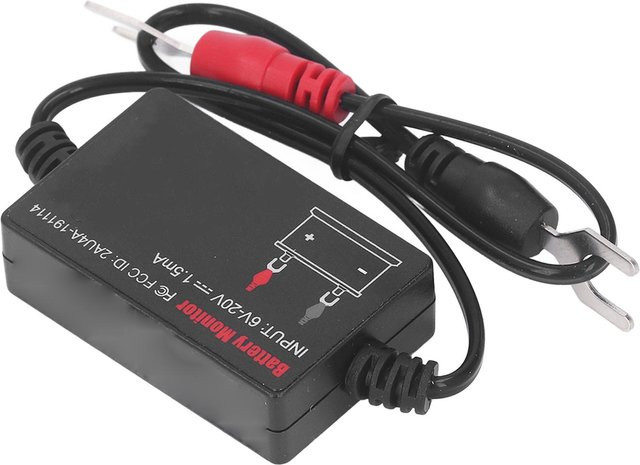 Batteriemonitor BT 4.0 mit Mobile App Überwachung für 12V bis 20V Autobatterien, Schwarz - Bild 1