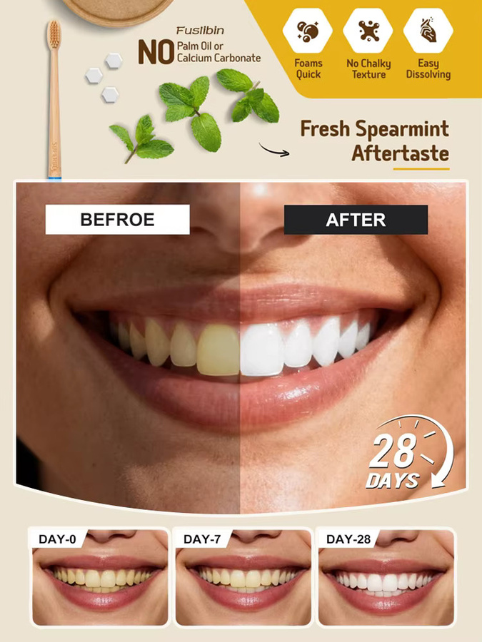 Glorysmile Zahnpasta-Tabletten, 30 Tabs, Fluoridfrei, Unisex - Bild 2