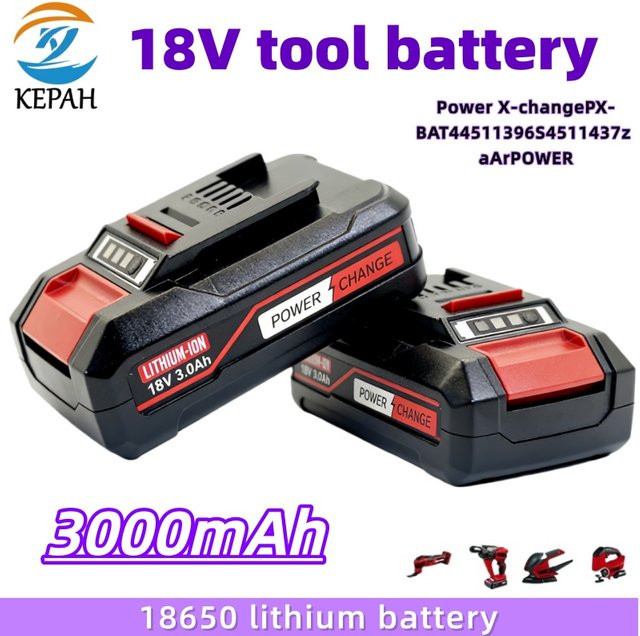 Einhell Li-Ionen-Akku 18 V 3,0 Ah Schwarz für die Power X-Change Serie - Bild 1